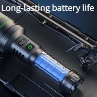Foco brillante, linterna LED de largo alcance, carga tipo C, lámpara de luz fuerte, linterna táctica con Zoom impermeable para exteriores - details 12