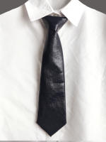 Corbata De Leder Sin Desgaste Estilo Casual College JK/DK Negro Para Mujer Personalidad Cosplay Sin Cuidado Químico Altamente Concernido - details 4