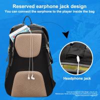 Mochila de nailon impermeable para hombre y mujer, bolsa de viaje de gran capacidad para acampada, senderismo y escalada, 30l - details 9