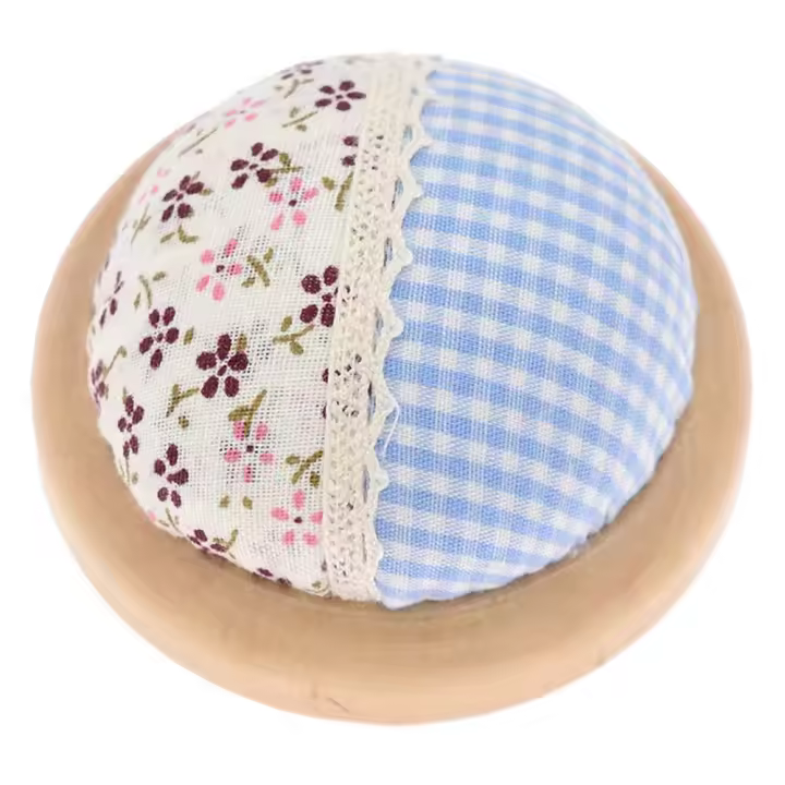 Alfiletero de algodón con estampado Floral, costura artesanal, Porta agujas, alfiler, cojín, suministros de costura para el hogar, almohada de aguja - 1