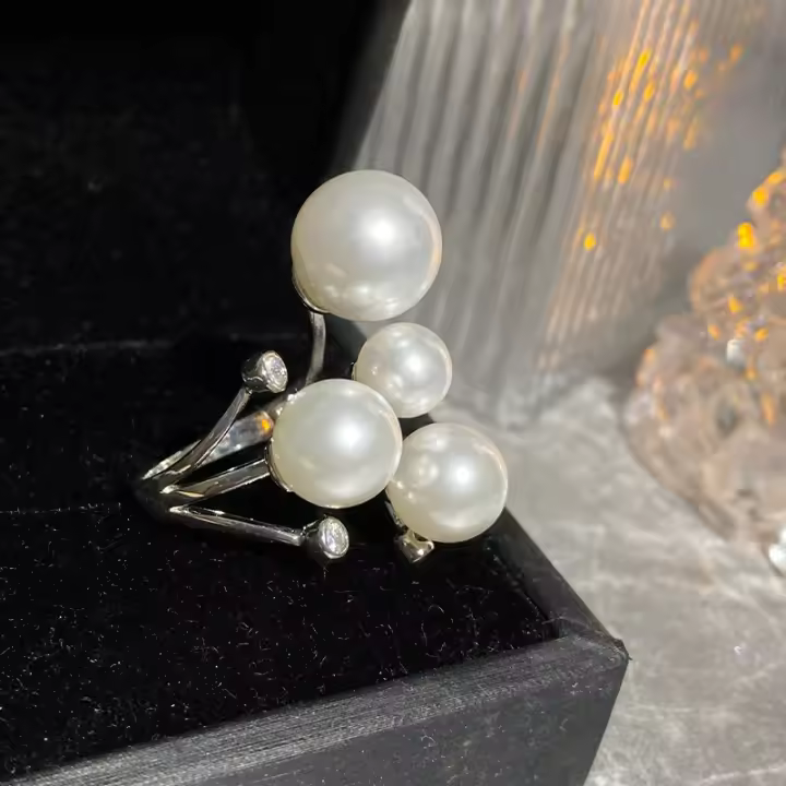 Exquisito anillo de dedo índice abierto de nicho de estilo frío con personalidad de moda de hermana real - 1