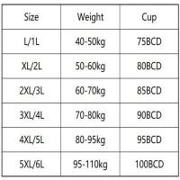 L-6L sujetador grande para mujer, Push Up de seda helada, Bralette superior sin costuras, sujetadores de encaje inalámbricos para verano, Top de talla grande, lencería, ropa interior 15019 - details 0