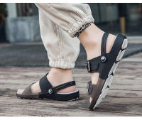 Sandalias de verano para hombre, de talla grande, con agujeros, punta abierta, suela gruesa, para exteriores y playa - details 1