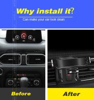 Soporte de Teléfono para Coche Vtear Soporte Fijo Antideslizante para Dispositivos Electrónicos Portátiles Ventilación Adecuado para Mazda CX-8 2019 Material ABS+Metal - details 2