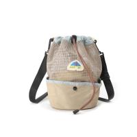 Mochila con cordón de estilo coreano, bolso de nailon suave y ligero de estilo amping, bolso cruzado de gran capacidad, bolso de hombro de viaje - details 5