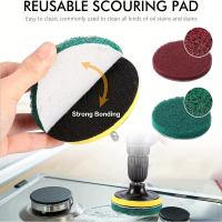 Juego de Herramientas de limpieza, cepillo de taladro universal para suelo, baño, azulejo, cocina, 3/6 unidades - details 5