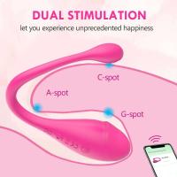 Vibrador inalámbrico con Bluetooth para mujer y adulto, huevo con Control remoto por aplicación, estimulador de clítoris femenino, masajeador de punto G, Juguetes sexuales - details 3