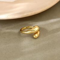 Anillo abierto con diseño de gota de agua, joyería de dedo de estilo Simple para regalo de fiesta informal diario - details 0