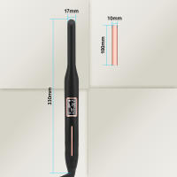 Hierro Plano Mini de 2/5 Pulgadas CkeyiN Calentamiento Rápido de 30s Ideal para Cabello Corto, Barba y Corte Pixie Enchufe de Estándar Europeo - details 6