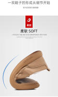 Primera capa de cuero de vaca zapatos casuales para hombres zapatos blancos transpirables para hombres zapatos - details 6