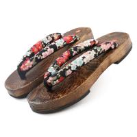 Zapatos de madera de suela gruesa, zuecos de kimono de verano de anime para niña, sandalias antiguas ordinarias hechas a mano, nuevo Arca informal - details 6