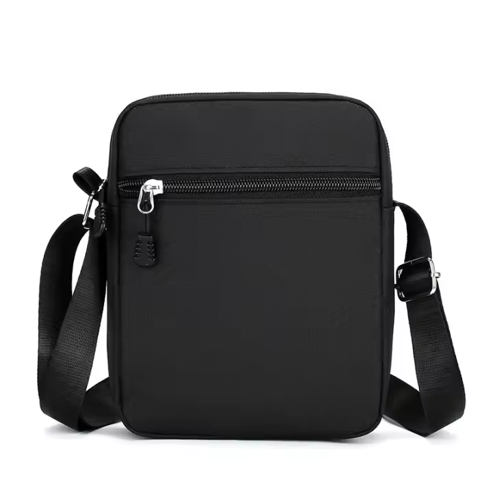 Bolso ny para hombre mini cro informal sencillo, rap de hombro lateral Oxford negro, bolso che para marido - 1