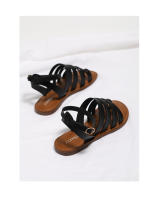 Sandalias de verano para mujer, nuevas sandalias de mujer con parte inferior plana, comodidad, correa delgada Simple, sandalias romanas versátiles - details 20