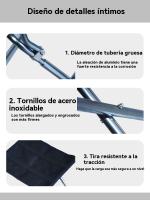 Silla plegable playa Portátil al aire libre pesca camping familiares party - details 9