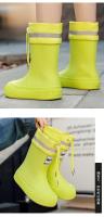 Botas de Lluvia Suaves y Ligeras para Mujeres Zapatos Impermeables con Suela Gruesa para Pesca al Aire Libre - details 6