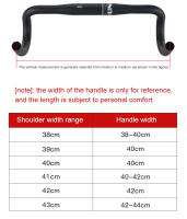 Manillar de barra doblada para bicicleta de carretera de carreras de aleación de aluminio 25,4/31,8mm 380/400/420/440MM para accesorios - details 1