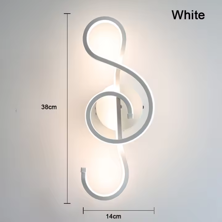 Lámpara de pared Led moderna, candelabro nórdico, accesorio de luces para dormitorio, mesita de noche, pasillo, sala de estar, decoración del hogar, iluminación interior, mesita de noche - 1