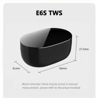 -auriculares inalámbricos E6PRO TWS, cascos con pantalla LED, estéreo, Hifi, graves, micrófono, música deportiva, Control táctil, Bluetooth - details 14