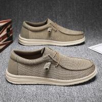 Dude-zapatos de lona sin cordones para Hombre, mocasines, Alpargatas, color negro, talla grande 49 50 51 - details 3