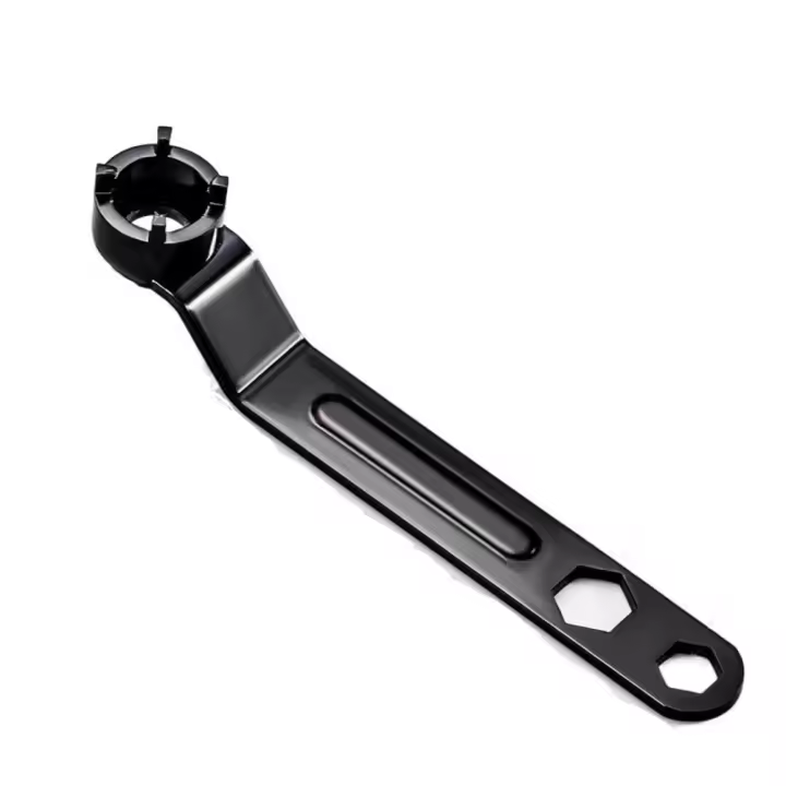 Llave de amoladora angular de 4 garras de sujeción estable, alarga el mango, accesorios de amoladora angular engrosada, multiusos, alta dureza - 1