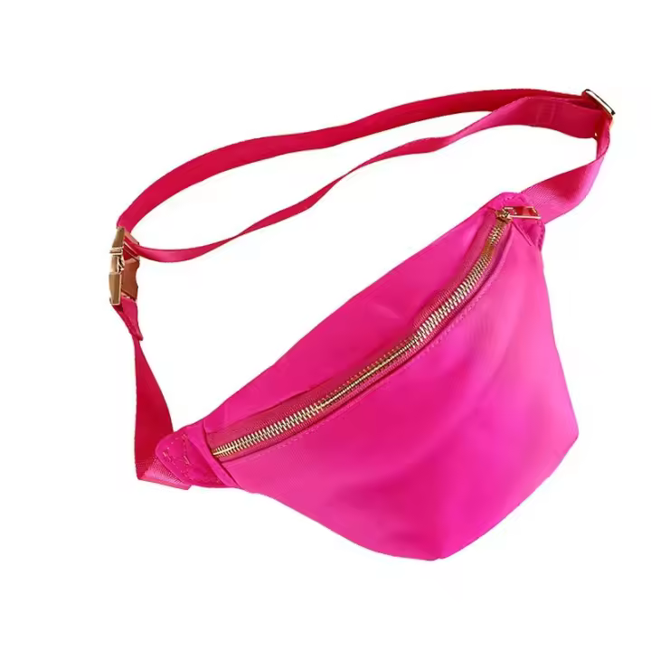 Riñonera de 6 colores, pequeña y grande, para mujer y hombre, bolsa de pecho para deportes al aire libre, cinturón impermeable de nailon, riñonera para llevar en todas partes, bandolera. - 1
