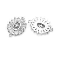 Colgantes de Encanto de Margarita de Brass de 18K Oro 4PCS Diamante Falo Joyería de Moda China - details 0