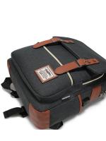 Mochila retro para ordenador portátil con puerto de carga USB, mochila de viaje impermeable para hombres y mujeres - details 42