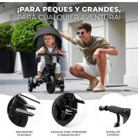 Bicicleta Plegable para Niños Triciclo Evolutivo sin Pedales 9 Meses de Uso 25kg Rosa - details 3