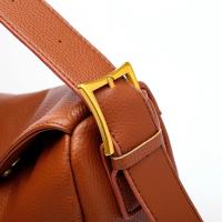 Bolso de hombro de piel auténtica para mujer, bandolera de piel de vaca con media luna, marca de lujo a la moda, 100% - details 25