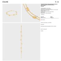 СЕLΙΝΕ Pulsera doble Triomphe Pearl con acabado de 18k y perlas de resina Oro / Marfil - details 1