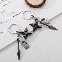 Llavero de Ninja Naruto Kunai Shuriken Konoha Accesorio de Llaves de Coche para Bolso - details 3