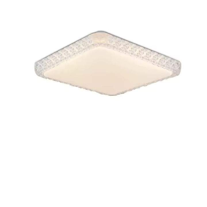 CBJKTX Lámpara de techo LED para dormitorio regulable con control remoto 30cm cristal 32W lámpara de cocina lámpara de pasillo - 1