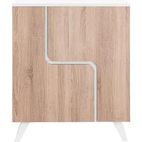 Aparador Comoda en Roble y Blanco 80 x 94 x 34 cm - details 3