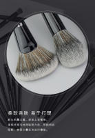 Cepillo De Maquillaje De Precisión Para Polvo Negro Número 59 Cepillo De Maquillaje Para Rubor Y Bronzador Cabeza Redonda Herramienta Cosmética Suave De Madera Y Pelo Sintético - details 1