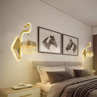 [1 año de garantía] Lámpara de pared de cristal creativa TOMAX moderna y sencilla para dormitorio, cama, pasillo, TV, fondo, luz de pared - details 5