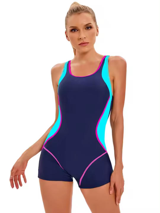 Traje de baño profesional de patwork grande, adecuado para surfear y nadar. - 1