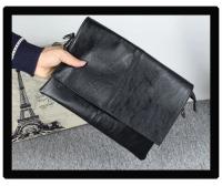 2025 nuevas de cuero bolso cruzado para hombres bolsos de trabajo Casual hombre bolso de mensajero negro bolso de hombre bolso de hombro de negocios Sling Pack - details 5