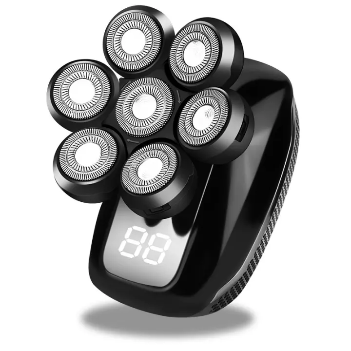 Nueva Maquinilla de Afeitar Eléctrica Corte de Pelo Calvo para Hombres Inteligentes - 1