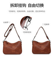 Diseño de color sólido Nueva almohada de moda simple con bolsa de cuerpo con correa ancha para el hombro para mujeres - details 32