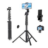 Trípode y monopié para teléfono móvil, palo Selfie para grabación de teléfono inteligente, fotografía, maquillaje, 70 pulgadas - details 2