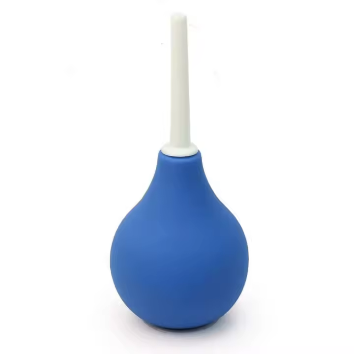 Sistema de limpieza de ducha Rectal enema en forma de pera caliente bola azul para ano Anal Colon - 1