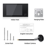 Timbre de Puerta Sectyme de 3.5 Pulgadas con Cámara de Puerta LCD Digital de 120° Visor de Puerta Inteligente para el Hogar y Exteriores - details 10