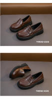 Zapatos De Cuero Para Niños Y Niñas Formales Negros Antideslizantes Vestimenta Escolar Versátiles Zapatos Planos Para Bebés Y Niños - details 10