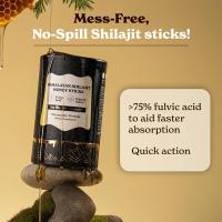 Bolsa de palito de miel orgánica Shilajit con miel orgánica, más dulce naturalmente ayuda a aumentar la energía - details 1