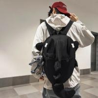Mochila impermeable de tiburón a la moda, bolso informal de viaje para ordenador portátil con múltiples bolsillos, mochila escolar de nailon de gran capacidad para estudiantes universitarios y adolescentes - details 11