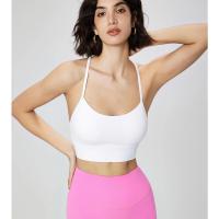 Sujetador deportivo con espalda de carreras para mujer, Top de chándal de gimnasio de Yoga grueso de alto impacto - details 8