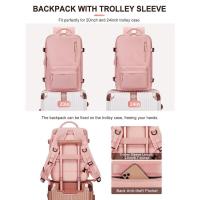 Mochila para maleta de cabina Ryanair para mujer, equipo de mano impermeable con USB - details 19