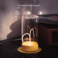 Quantum Wire Luz Ambiental Lámpara Magnética Dormitorio Luz de Noche Dormitorio Sueño Lámpara de Cabecera Regalo - details 2