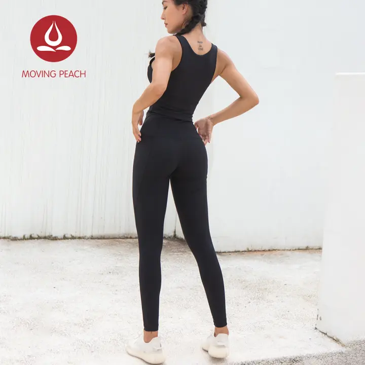 Se Fitness establece para las mujeres Camiseta de tirantes con relleno y mallas para entrenar AVI + ALI - 1