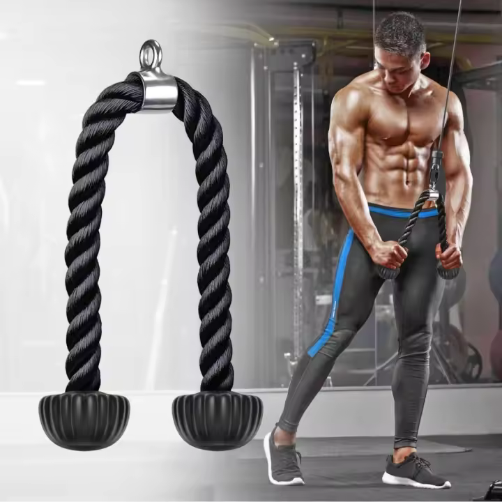 Accesorio desplegable de tríceps, Accesorios para máquina de Cable para Gimnasio en casa, Accesorios para máquina de Cable - 1